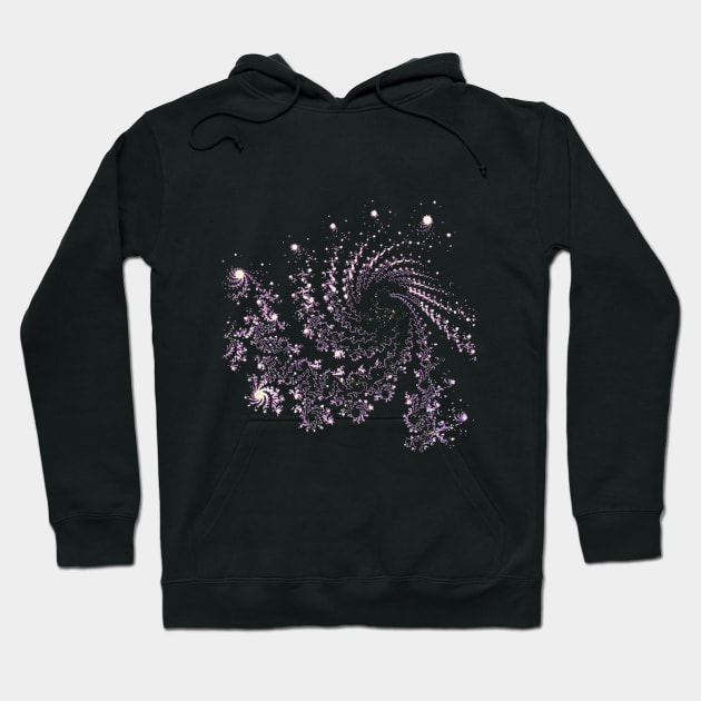 Fractal Swirl Maelstrom Hoodie by Michelle Le Grand